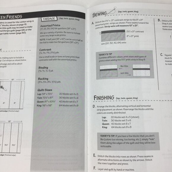 Happy Hour Quilt Pattern Book Atkinson Designs Quilting Runner Ideas Relax Enjoy - Picture 9 of 11